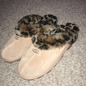 UGG CHEETAH COQUETTE SLIPPERS